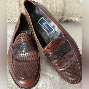 Bragano made in Italy by Cole Hahn vintage 90s brown men’s slip-on loafers 10M